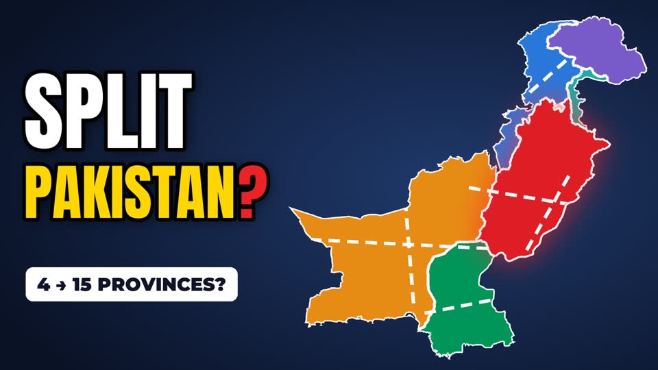 Thumbnail: Split Pakistan — new provinces map